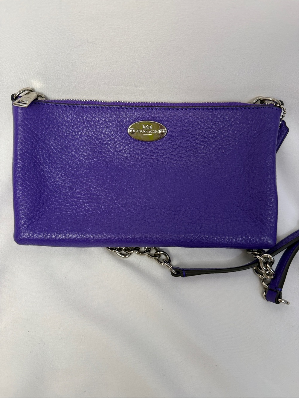 Coach F52709 Pebbled Leather Quinn Crossbody